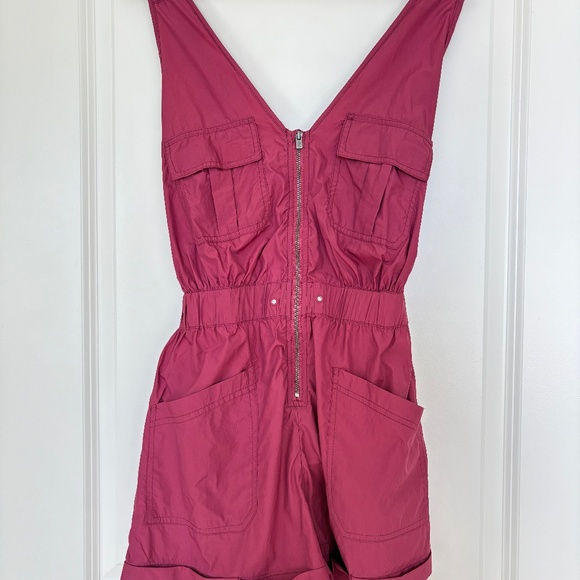 Free People Noiseless Back On Trek Shortsie Pink Size XS - Picture 5 of 15